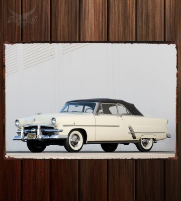 Металлическая табличка Ford Crestline Sunliner Convertible Coupe (76B)